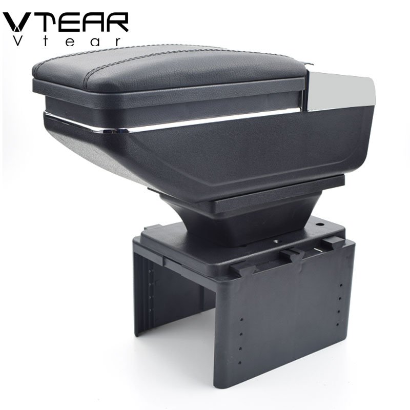 Vtear for Daihatsu Sirion Armrest Central Store Content Storage Box Products Interior Arm Rest Car-styling Accessories