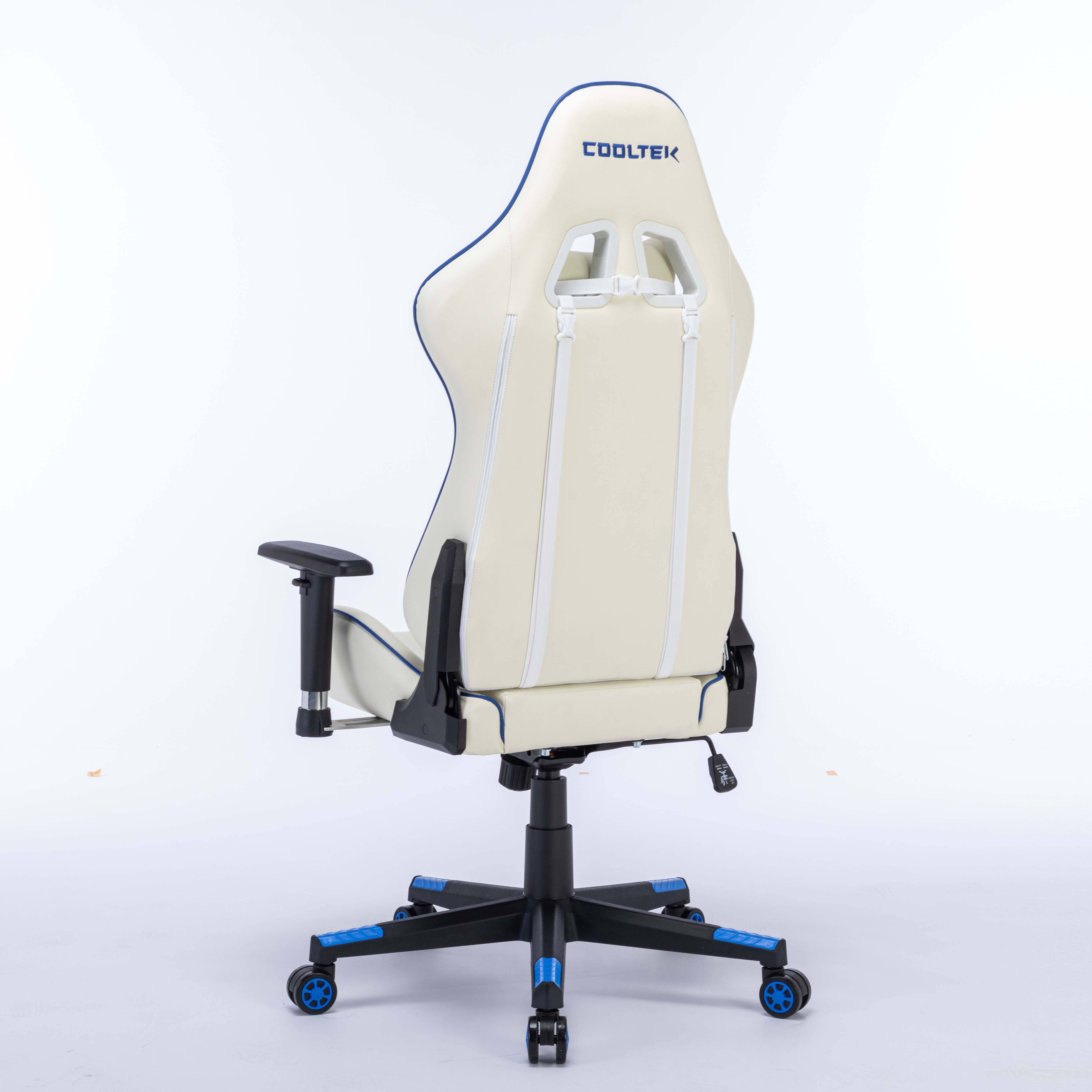 Luxury Ergonomic Computer Chair High Back Reclining PVC Leather Racing Chair Gaming PC