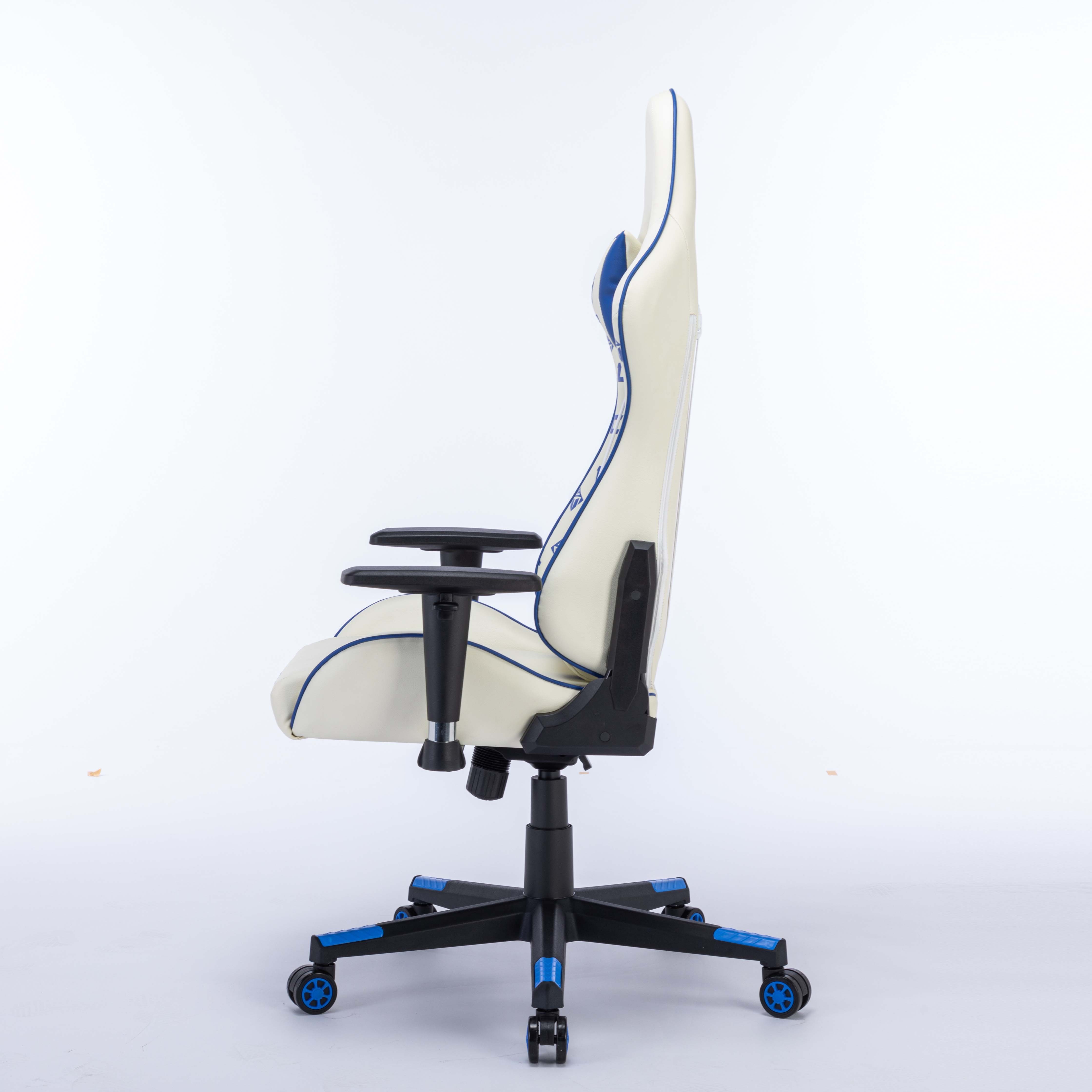 Luxury Ergonomic Computer Chair High Back Reclining PVC Leather Racing Chair Gaming PC