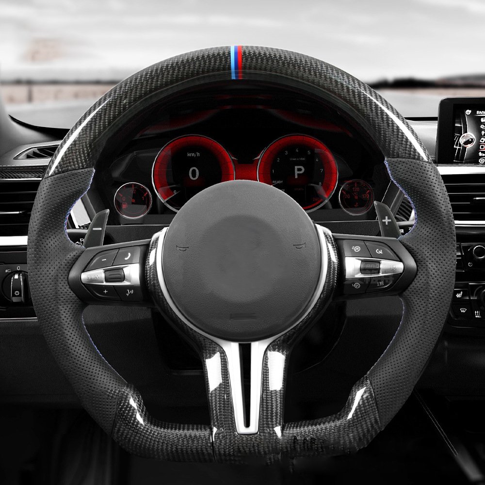 Steering Wheel For Bmw F15 X1 X2 X3 X4 X5 M3 M4 F30 F80 F87 X6 M2 M3 M4 F30 Carbon Fiber Steering Wheel