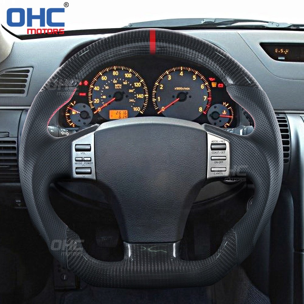 Custom Carbon Fiber Steering Wheel For Infiniti G35 Racing Steering Wheel ohc motors