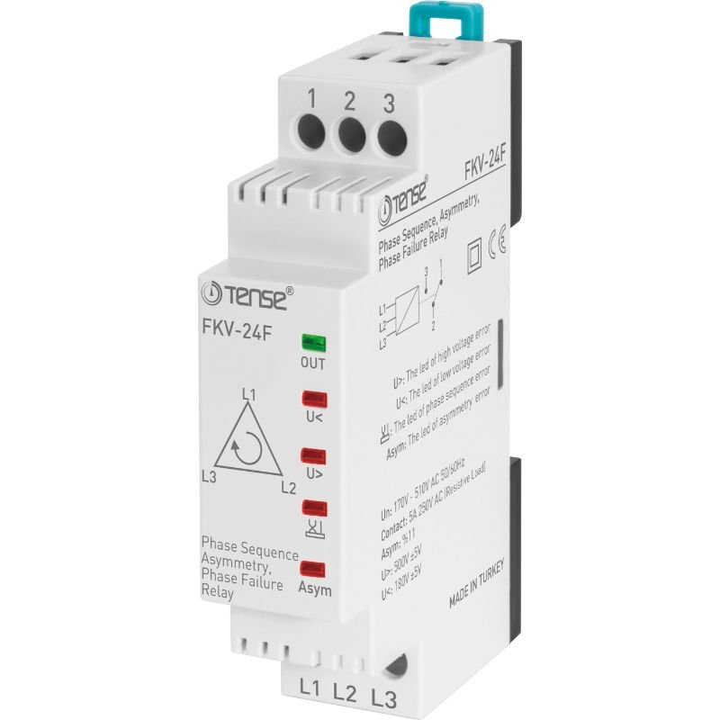 Phase Failure Relay and Phase (Motor) Protection Relay with Fixed Asymmetry FKV-24F