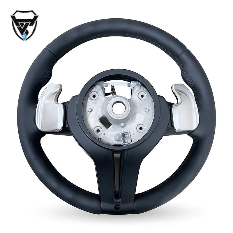 Customized leather color modified steering wheel with paddle shifters suitable for BMW F10 F30 3 Series 5 Series ZC-M328-3-Y