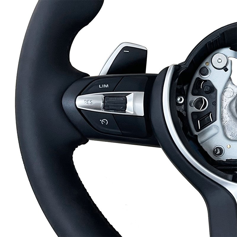 Customized leather color modified steering wheel with paddle shifters suitable for BMW F10 F30 3 Series 5 Series ZC-M328-3-Y