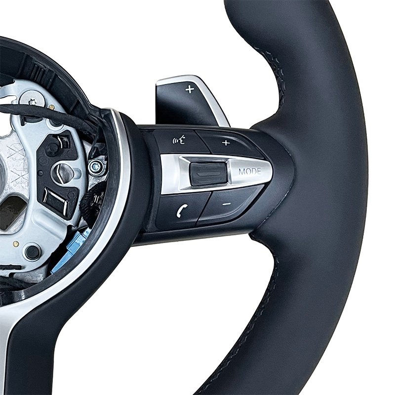 Customized leather color modified steering wheel with paddle shifters suitable for BMW F10 F30 3 Series 5 Series ZC-M328-3-Y