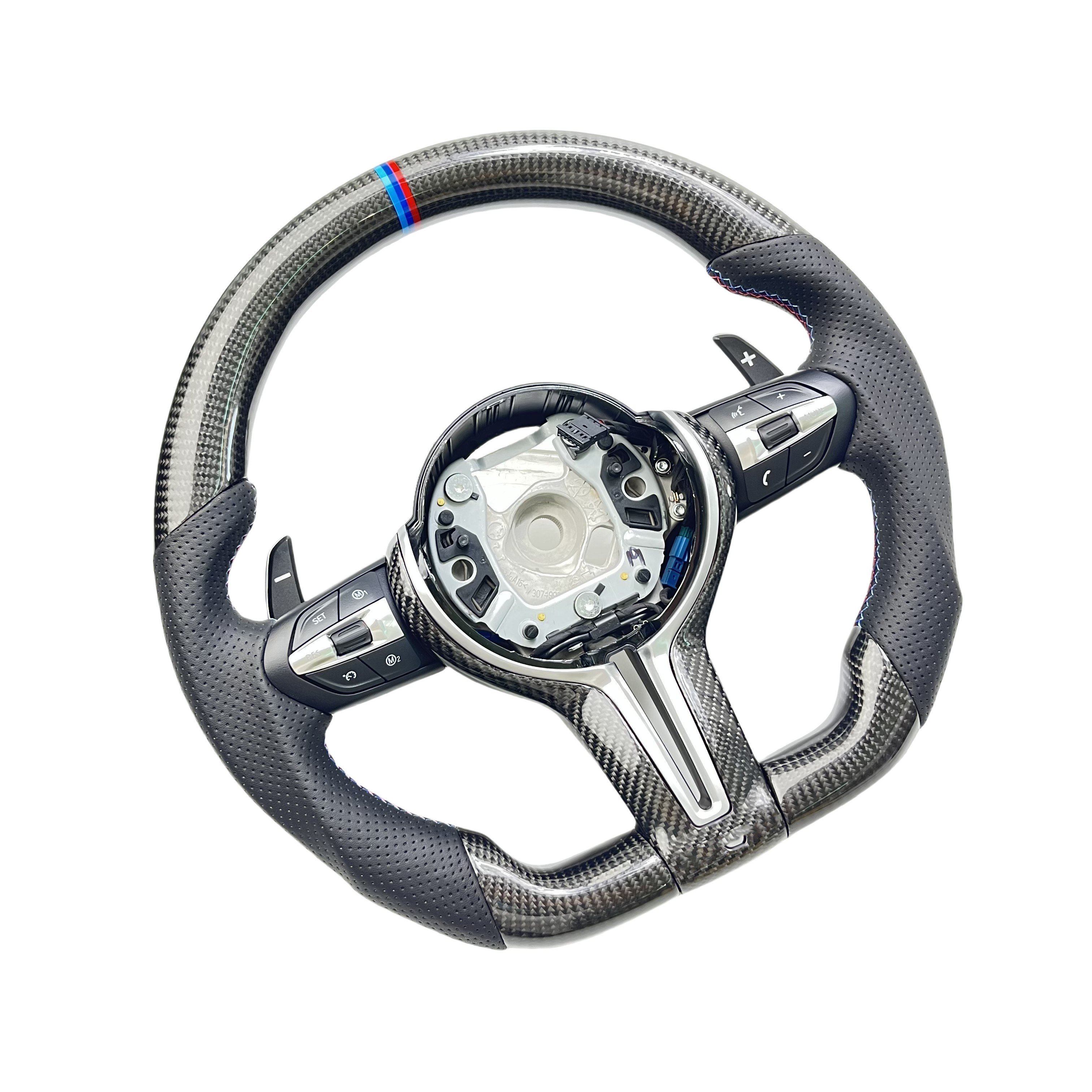 Factory direct New Carbon Fiber Thong Steering Wheel for BMW M3 M4 M5 Full Range of Modified Car Accessories