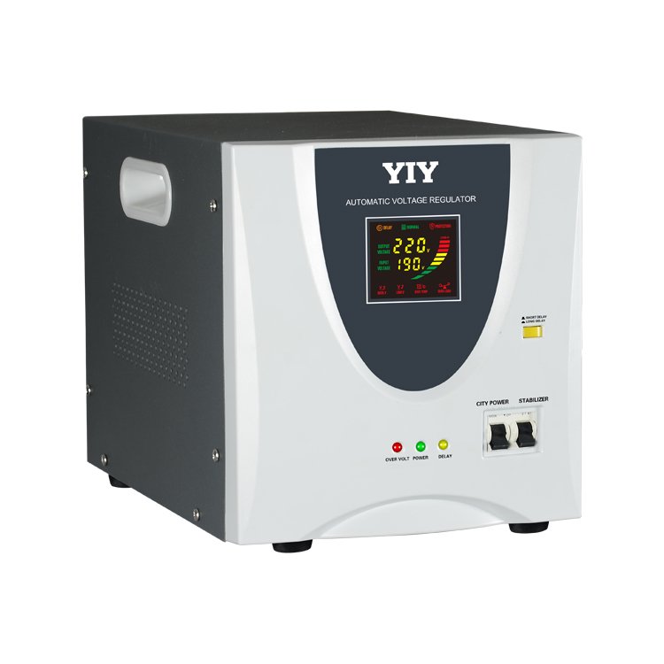 AC 220v 110v 10KW 10000w Avr Automatic Electronic Type Over and Under Voltage protection Auto Voltage Regulator