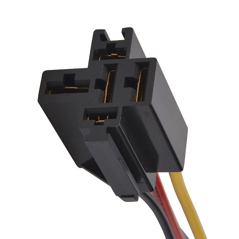 WQE Factory Directly Sale Factory Directly Sale Wl02 70 Amp Automotive/car Relay Wire Harness Relay Socket 5 Pin Customized