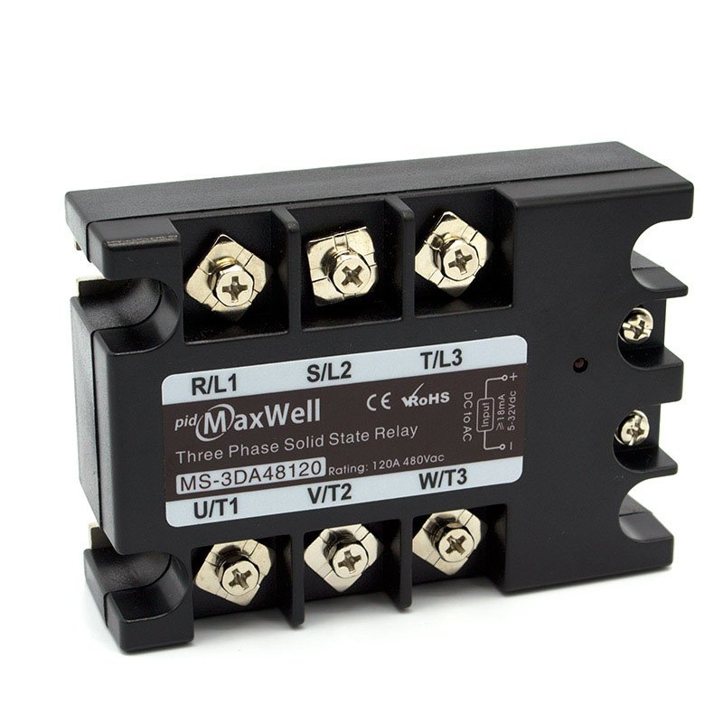 High Quality 120A Three Phase Solid State Relay Long Lifespan Miniature Size Sealed for Industrial Automation Power Systems