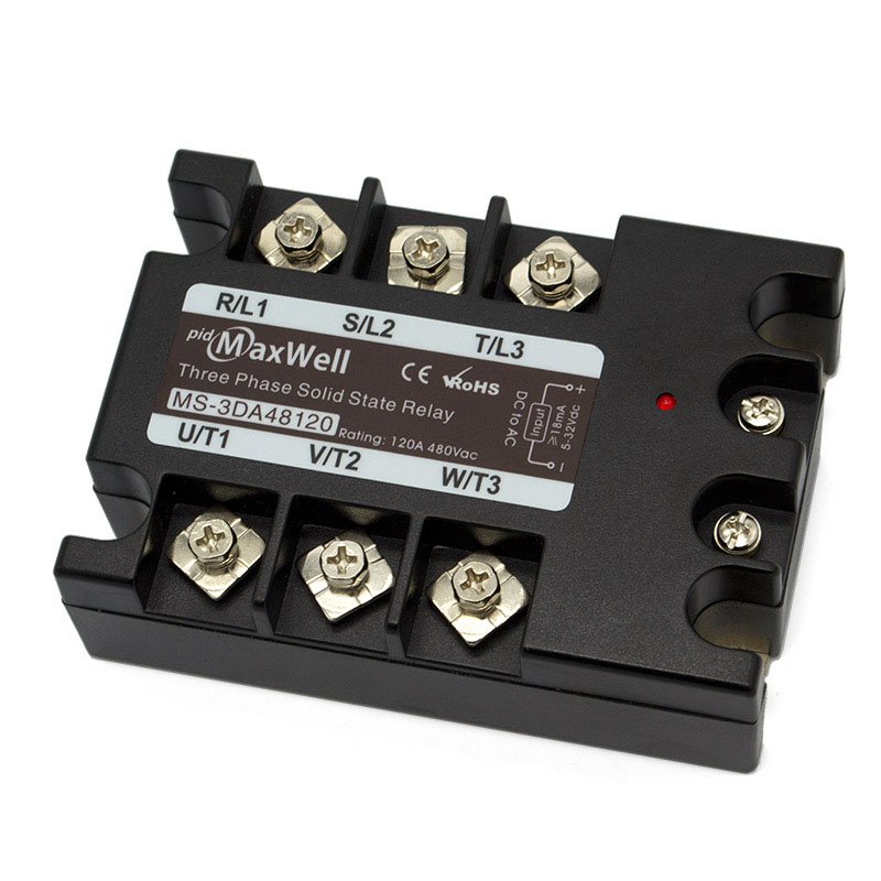 High Quality 120A Three Phase Solid State Relay Long Lifespan Miniature Size Sealed for Industrial Automation Power Systems