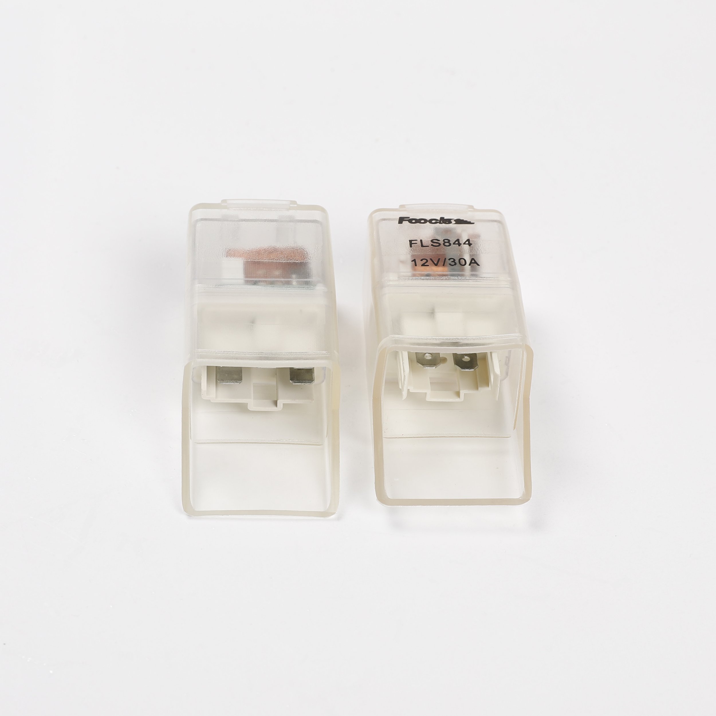 15pin Double Relay Car Condition Fan Relays Headlight Contral Relay Transparent Cover