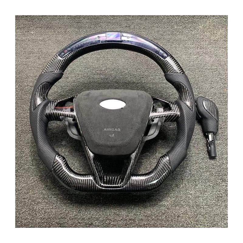 Real Carbon Fiber Steering Wheel Fit For Infiniti G37 G37X 2007-2013 Automotive Car Steering Wheel