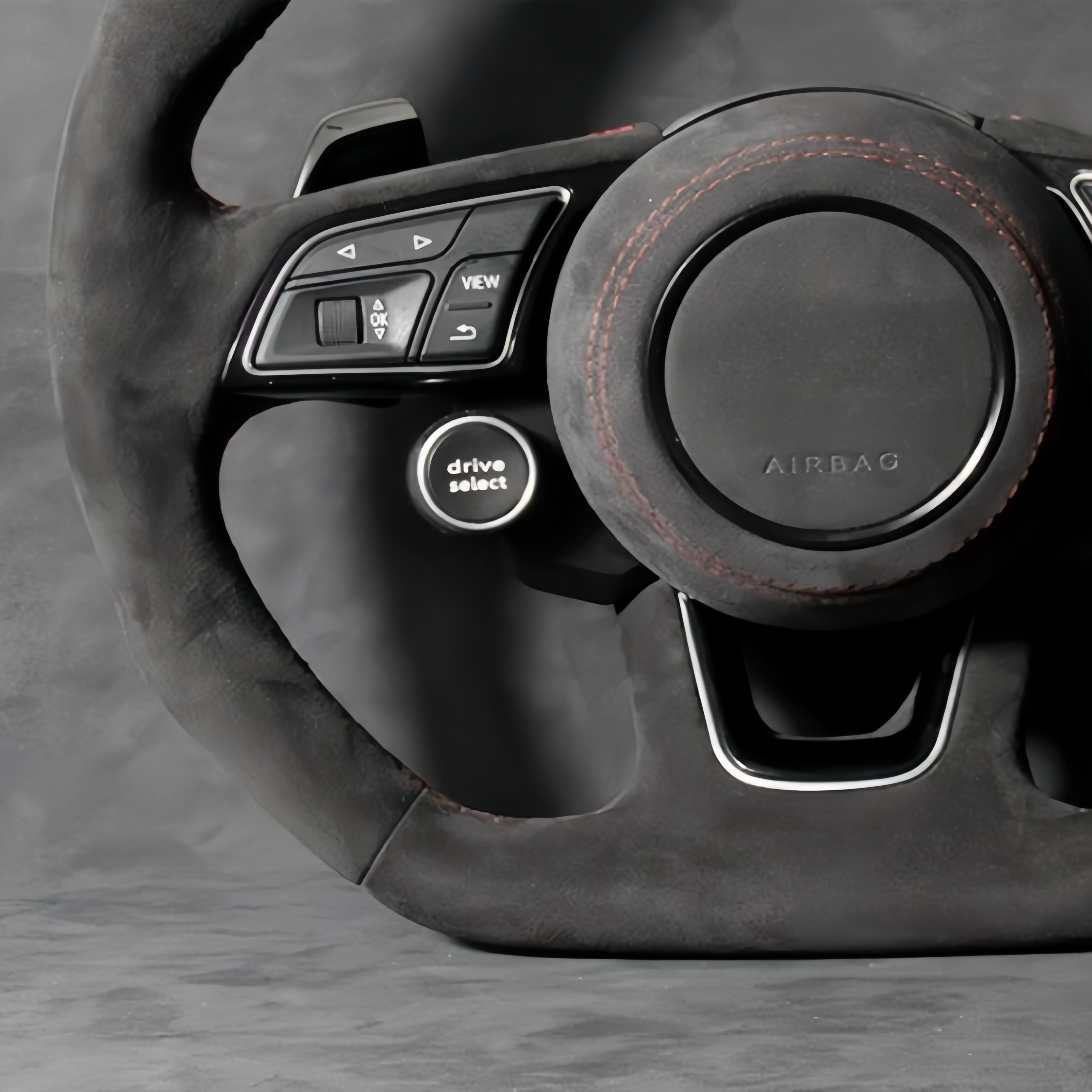 Customized Alcantara M Sport Steering Wheel For Audi B9 MK3 TTRS TTS MK2 S3 R8 TRS C6 C7 S7 S4 A4 B8 RS3 SQ5 S5 2018