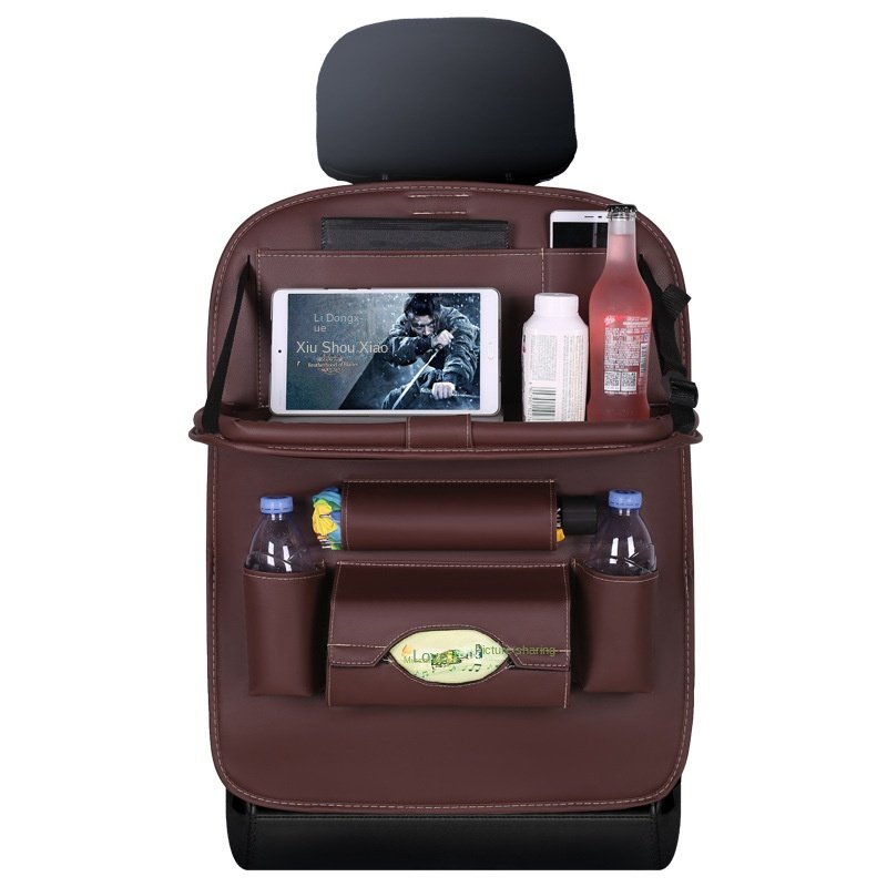 Multifunctional Leather Car Organizers-Auto Parts Storage Bag Hanging Car Seat Back Storage Bag for All Models