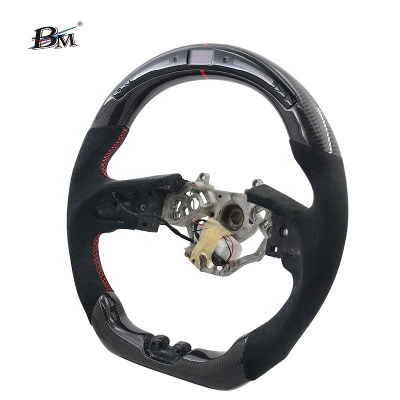 Fit For GT-R R35 Nissan 2017 2018 2019 2020 2021 2022 2023-UP Led Carbon Fiber Leather JDM Custom Sport Steering Wheels