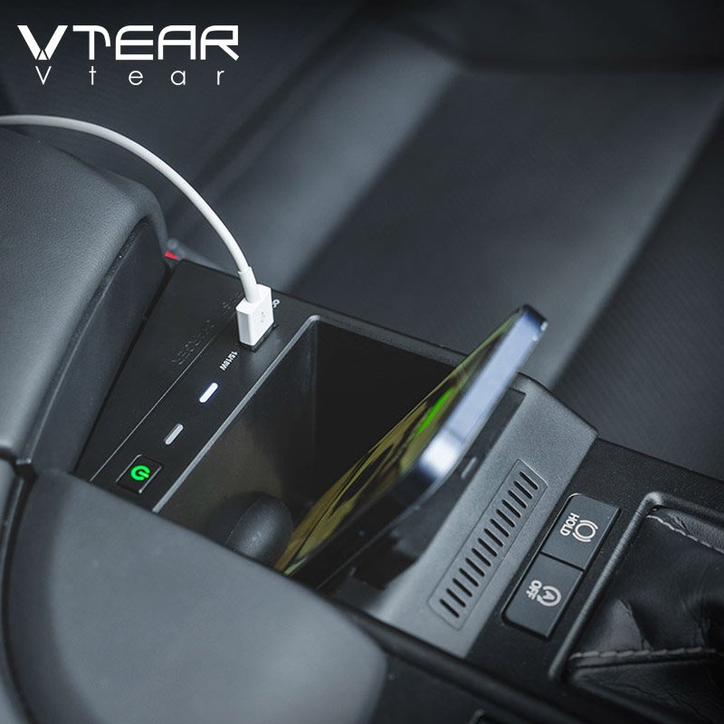 15W Fast Phone Charging QI Car Wireless Charger Interior Modification for Lexus ES ES200 ES260 250 ES300h Accessories 2021-2019