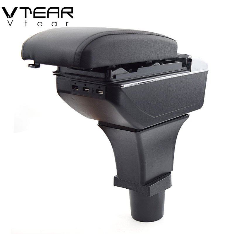 Vtear for Fiat Palio Armrest Interior Center Console Storage Box Arm Rest Car-styling Decoration Accessories Parts 2006 2007