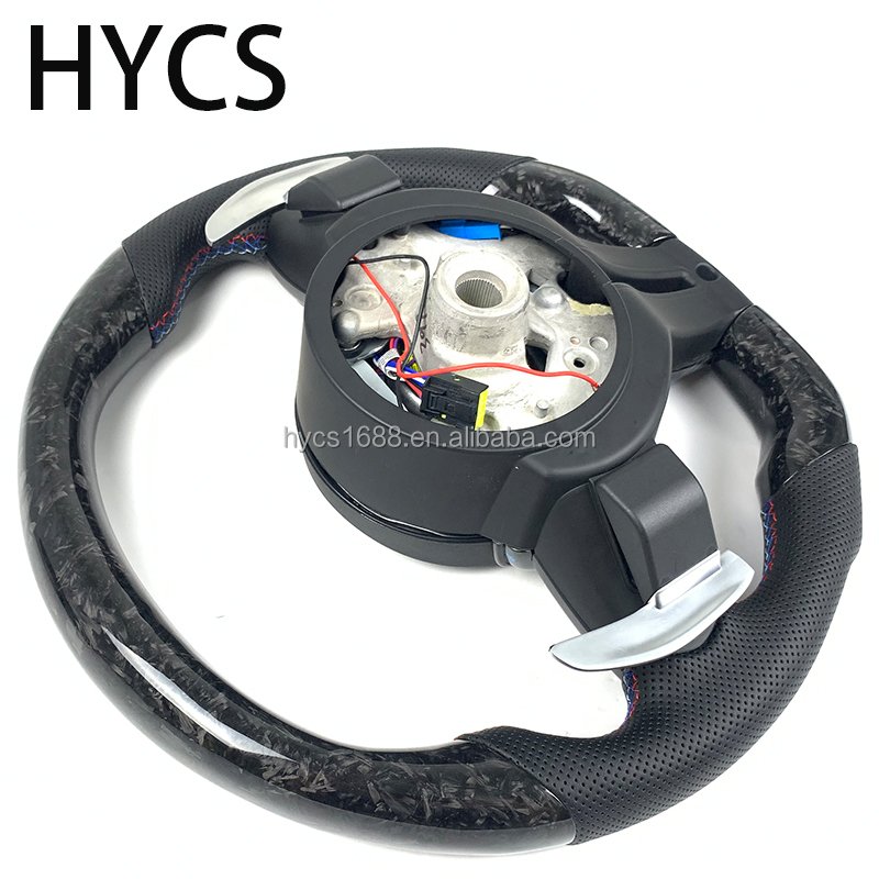 Custom Car Interior Accessories Forged LED Carbon Fiber Steering Wheel For BMW 3 Series F30 5 Series F10 F Full Series