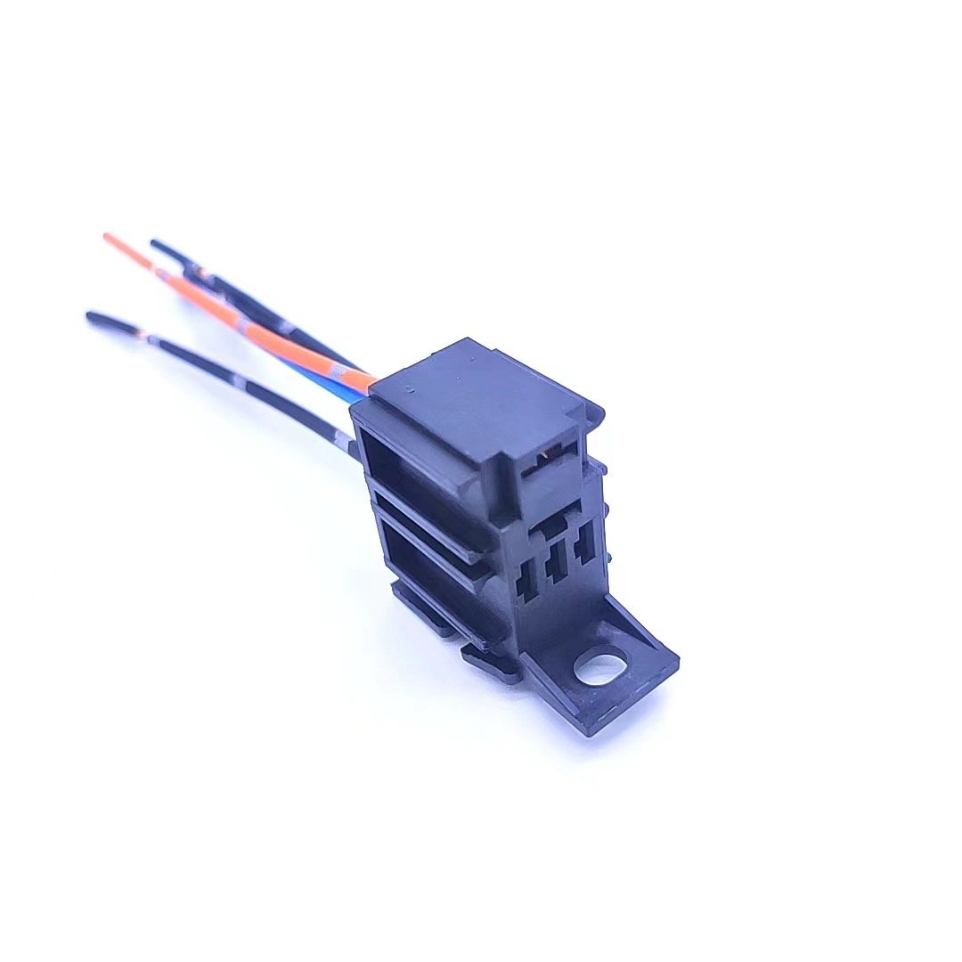 Automotive Car Relay Sockets 23x15.5x22mm 12V 24V 5 Pins Universal Violet Automotive Relay Holder Car Relay