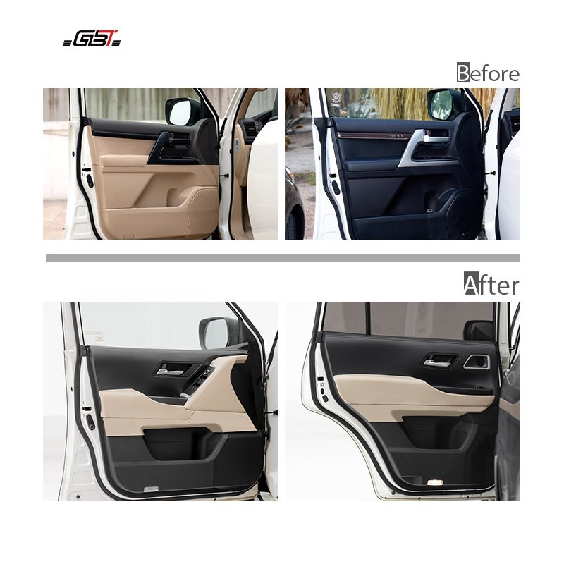 GBT Interior Kit LC200 to LC300 Style Center Armrest Box Steering Wheel Inner Door Panel for 2008-2020 Toyota Land Cruiser 200