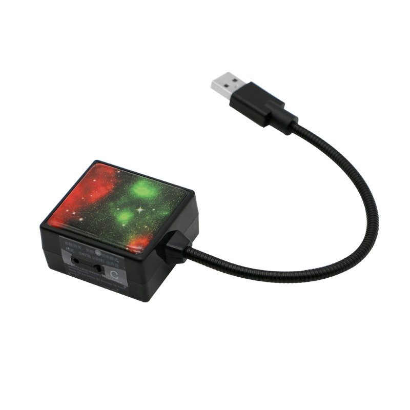 3 Colours Car USB Led Lights Starry Sky Projector Lamp Accessories Interior Decorative Car Roof Ambient Lighting Star Light