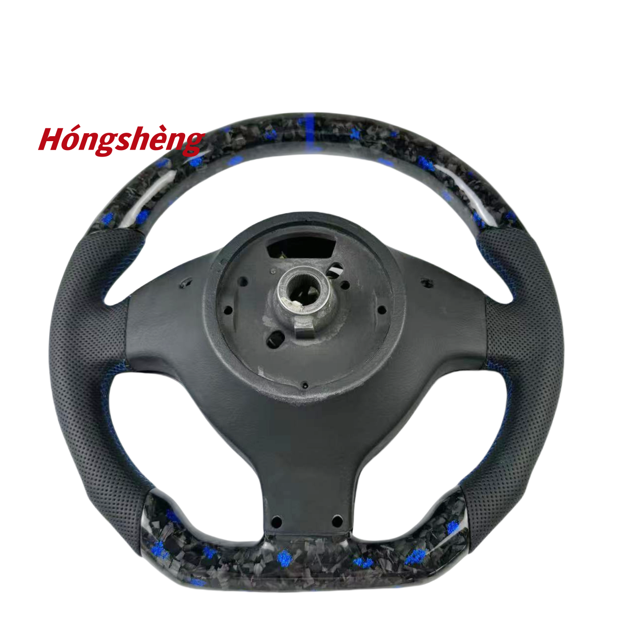 for BMW M3 E46 E39 E53 330ci 325i Steering wheel Custom forged blue carbon fiber steering wheel
