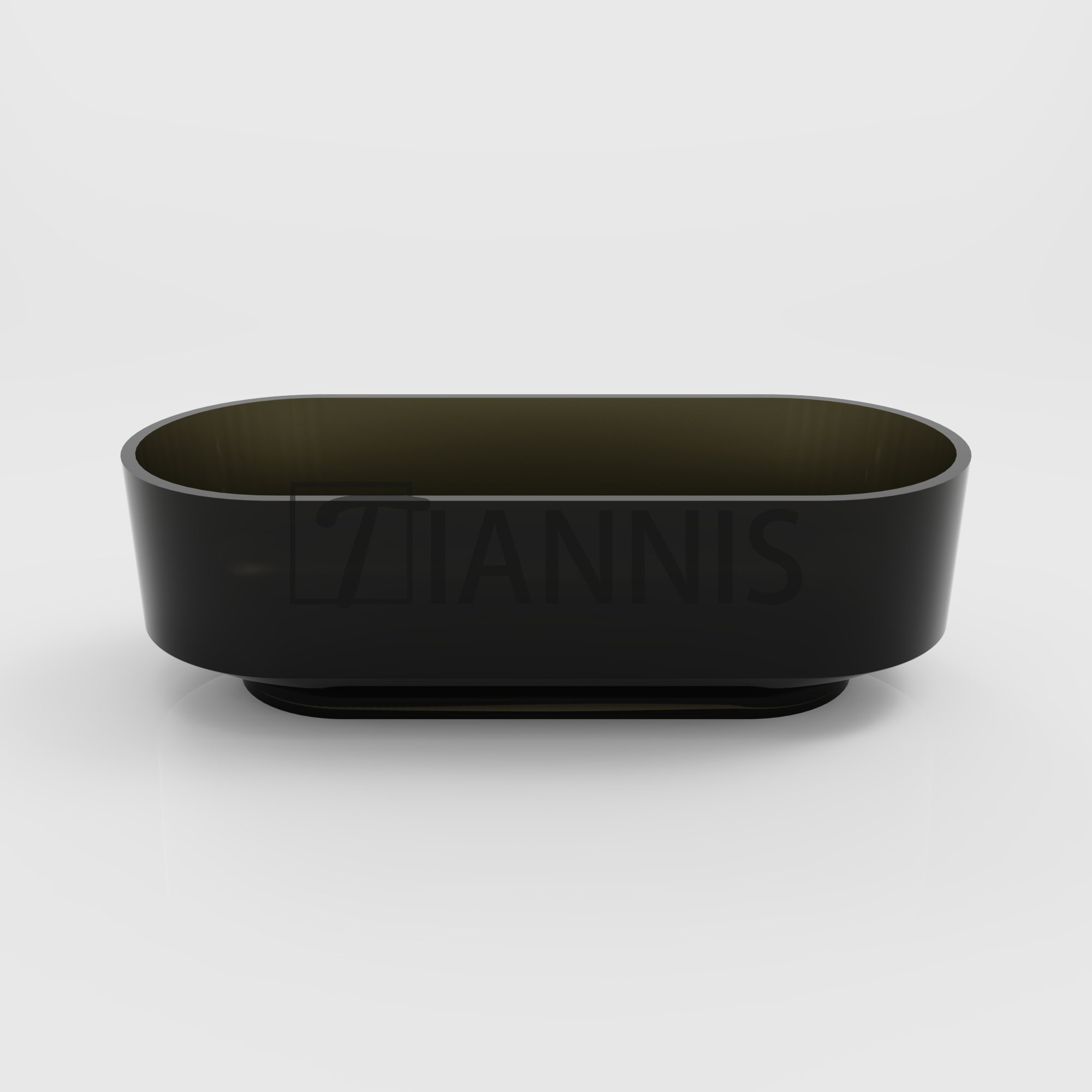 Foshan Factory's Modern Design Freestanding Bathtub High Quality Soaking Round Resin Hot Tubs for Hotels Transparent Brand New