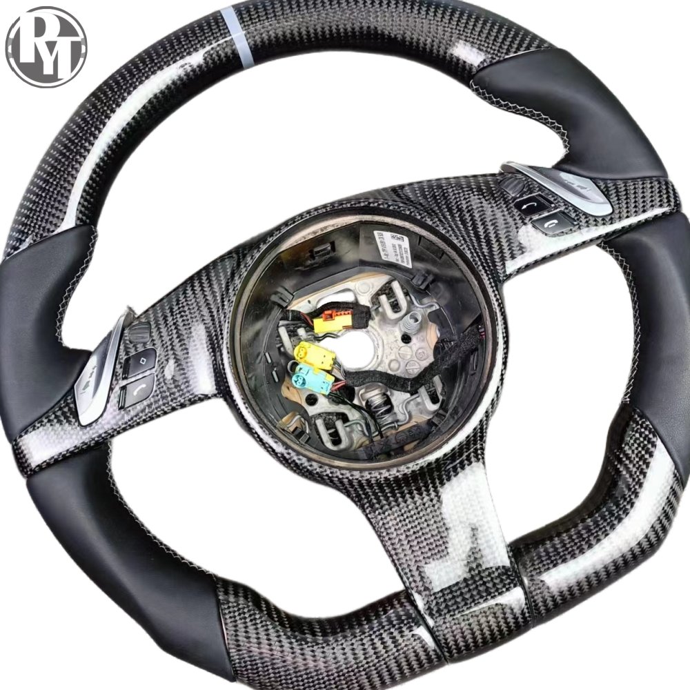 Real carbon fiber steering wheel, Suitable for Porsche Cayenne, macan,panamera,911 car steering wheel