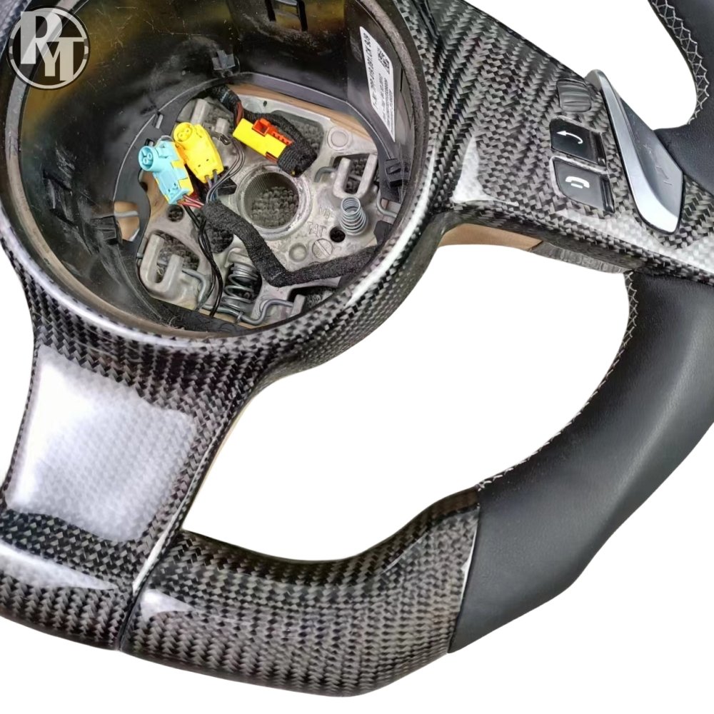 Real carbon fiber steering wheel, Suitable for Porsche Cayenne, macan,panamera,911 car steering wheel