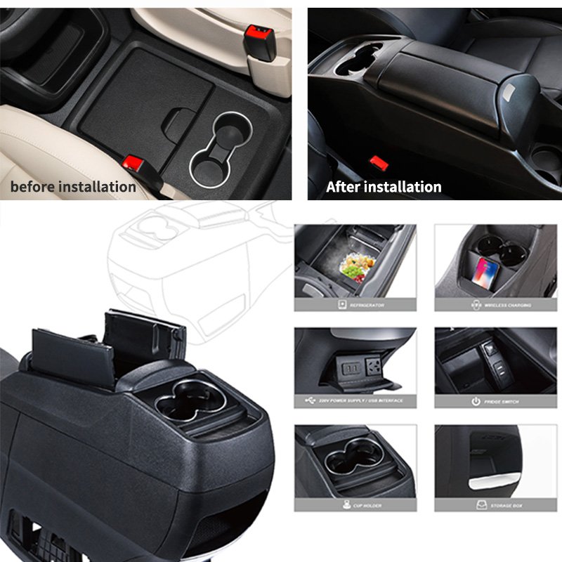 2023 Factory Manufacturer Car Item Viano Center Console Armrest Box Black Beige Customized Color