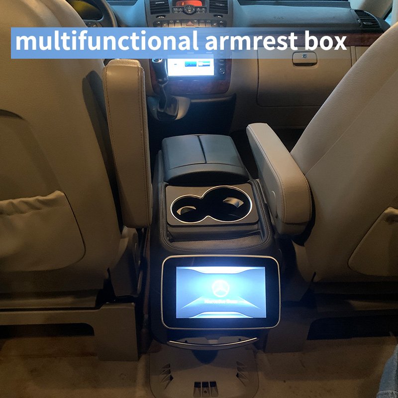 2023 Factory Manufacturer Car Item Viano Center Console Armrest Box Black Beige Customized Color
