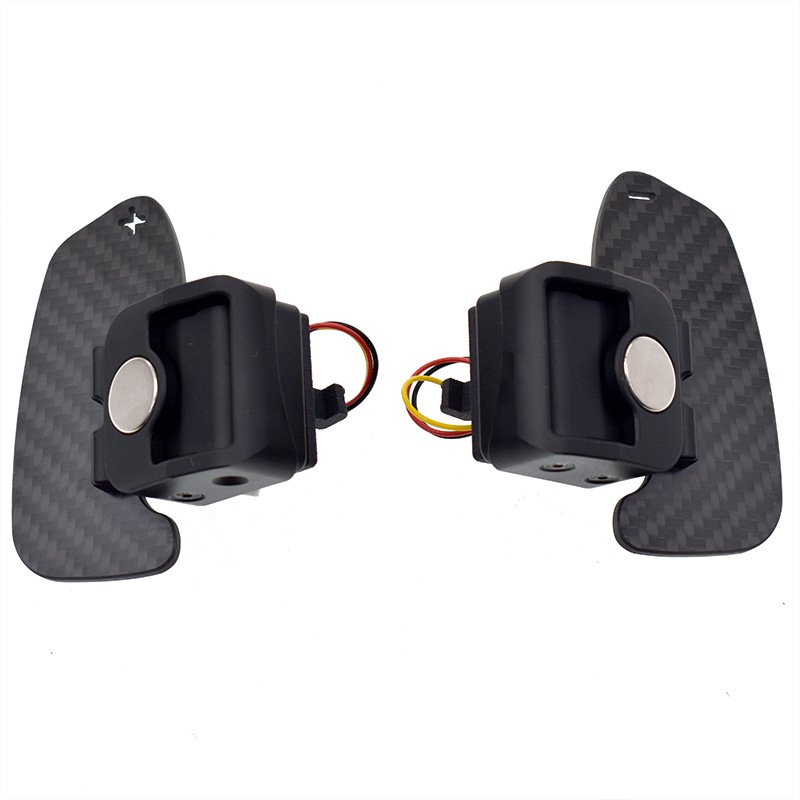 for AUDI C8 A6 A7 S6 S7 RS6 RS7 magnetic Carbon fiber steering wheel shift paddles Replacement Extended Shift Paddles