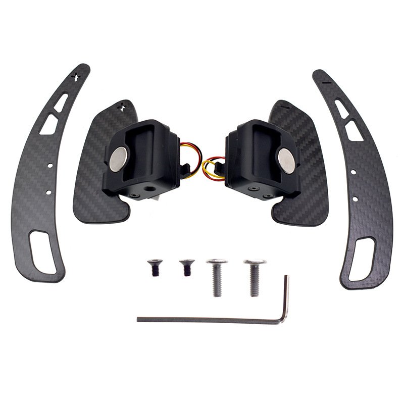 for AUDI C8 A6 A7 S6 S7 RS6 RS7 magnetic Carbon fiber steering wheel shift paddles Replacement Extended Shift Paddles