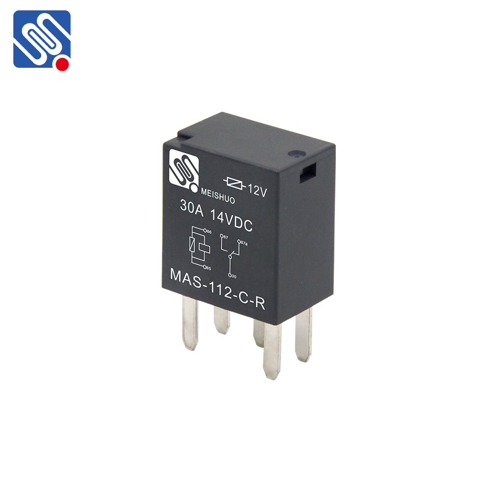 Meishuo MAS 12v 30a 5 Pin Car Auto Mini Relay 12v 20/30a Automotive Rele