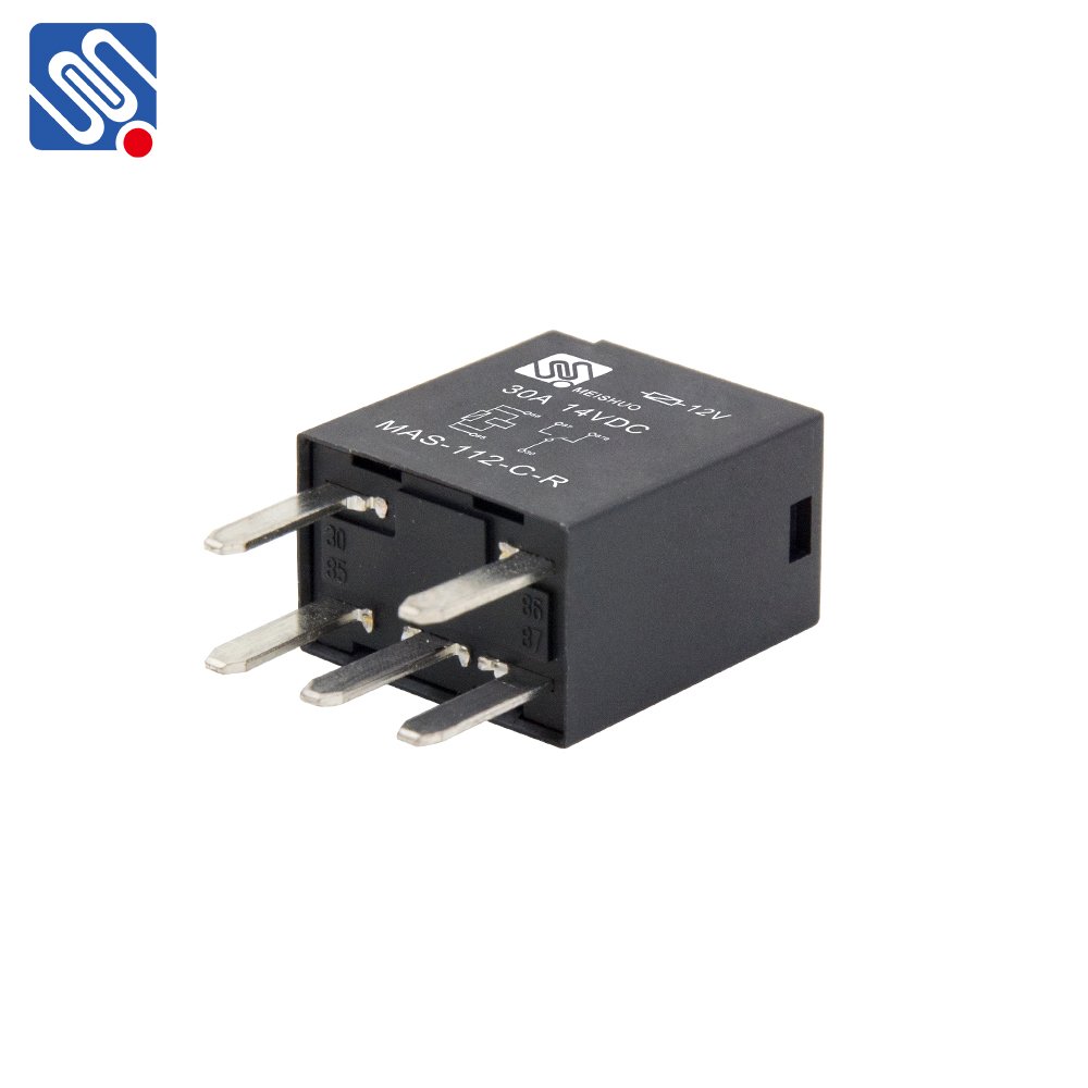 Meishuo MAS 12v 30a 5 Pin Car Auto Mini Relay 12v 20/30a Automotive Rele