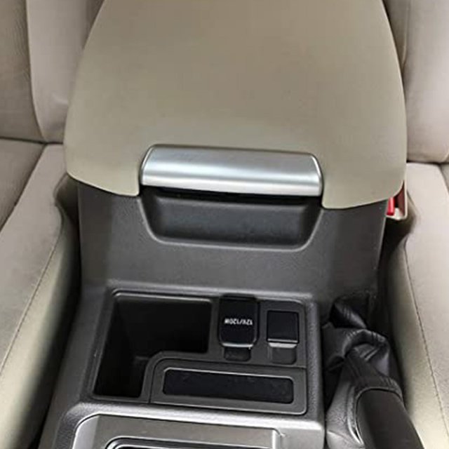 Car Armrest Sliver Rear Part Sequins Trim for Land Cruiser Prado J150 2010-21, Automobile Central Armrest Decorative Accessories