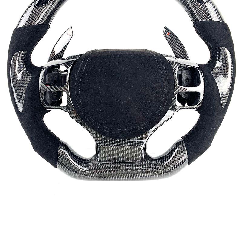 Custom Perforated Leather LED Carbon Fiber Steering Wheel For Lexus IS250 IS300 ES200 IS 250 NX GS Car Steering Wheel
