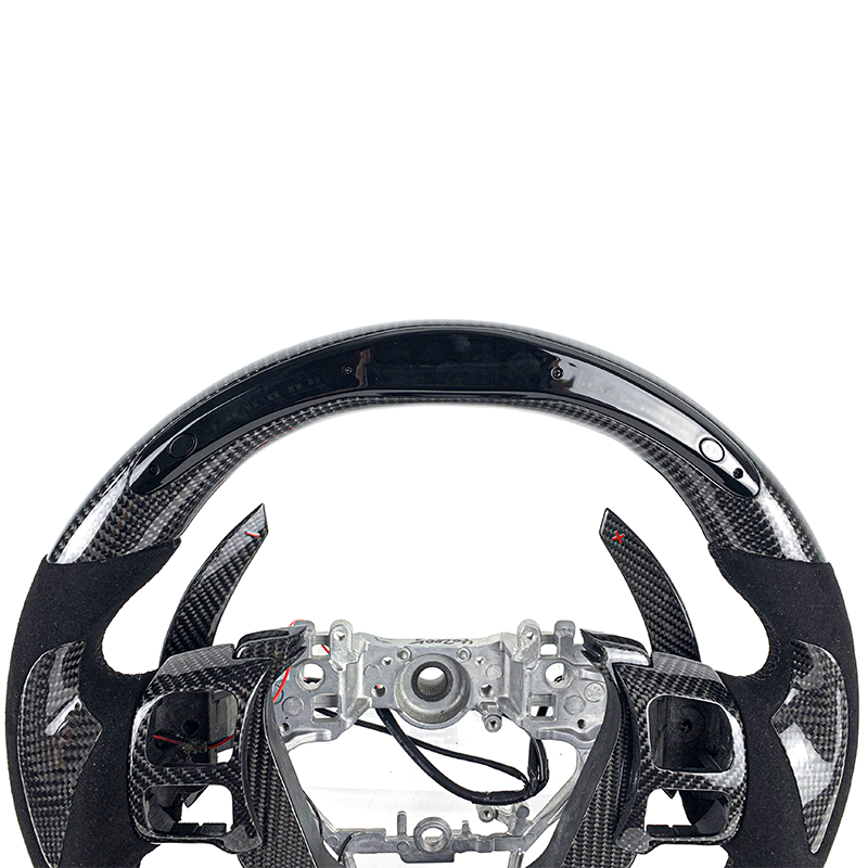 Custom Perforated Leather LED Carbon Fiber Steering Wheel For Lexus IS250 IS300 ES200 IS 250 NX GS Car Steering Wheel