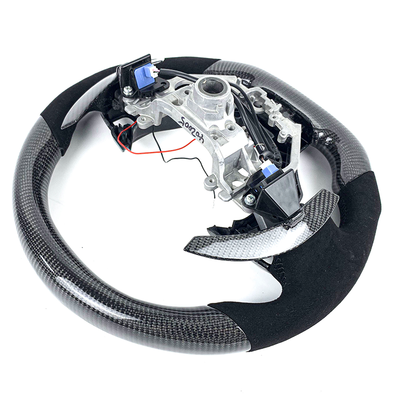 Custom Perforated Leather LED Carbon Fiber Steering Wheel For Lexus IS250 IS300 ES200 IS 250 NX GS Car Steering Wheel