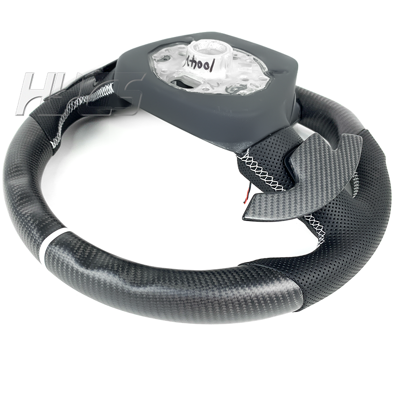Car interior accessories matte carbon fiber steering wheel suitable for Audi Q5 Q7 Q3 Q50L