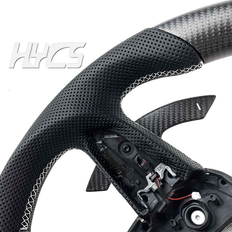 Car interior accessories matte carbon fiber steering wheel suitable for Audi Q5 Q7 Q3 Q50L