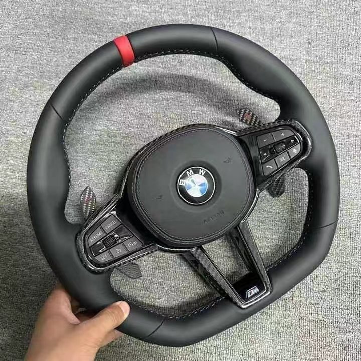 Customized Full Alcantara BMW Z4 E89 Carbon Fiber Steering Wheel for BMW G20 G30 G21 G22 G23 3 Series 320i 325i 330i
