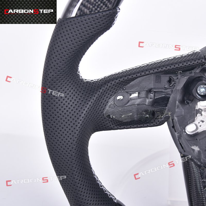 Carbon Fiber Steering Wheel For Audi B8.5 TT 8J A4 B6 4F S8 D4 S4 B8.5 RS3 8V A6 C6