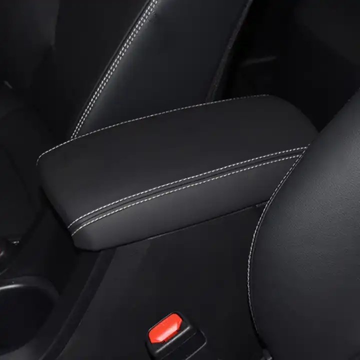 Soft Microfiber Leather Car Central Armrest Box Cover protection Pad Interior Parts for Toyota Corolla