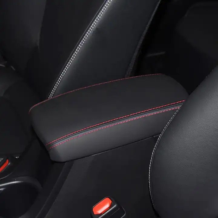 Soft Microfiber Leather Car Central Armrest Box Cover protection Pad Interior Parts for Toyota Corolla