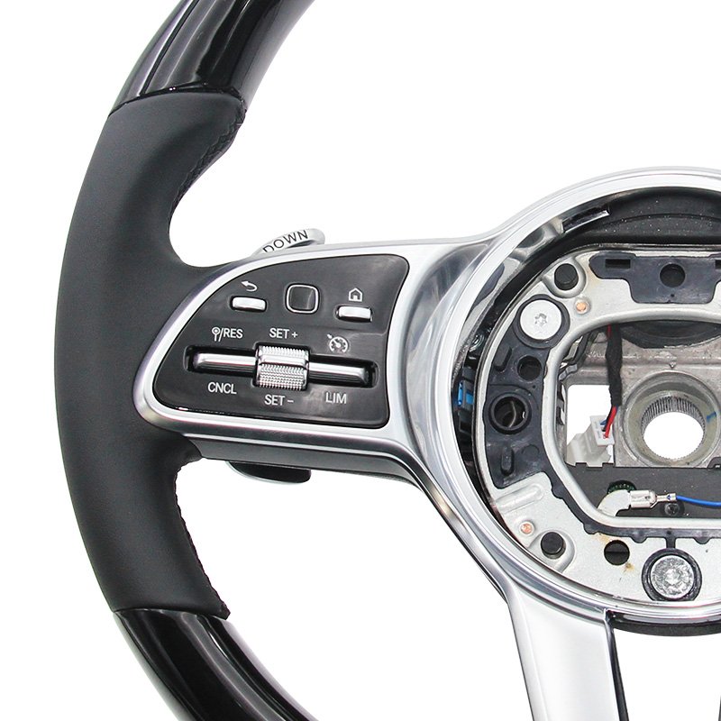 For Mercedes Benz C GLC E S CLS AMG 2021-2023 custom leather steering wheel modification 223 ZC-801-M5-F