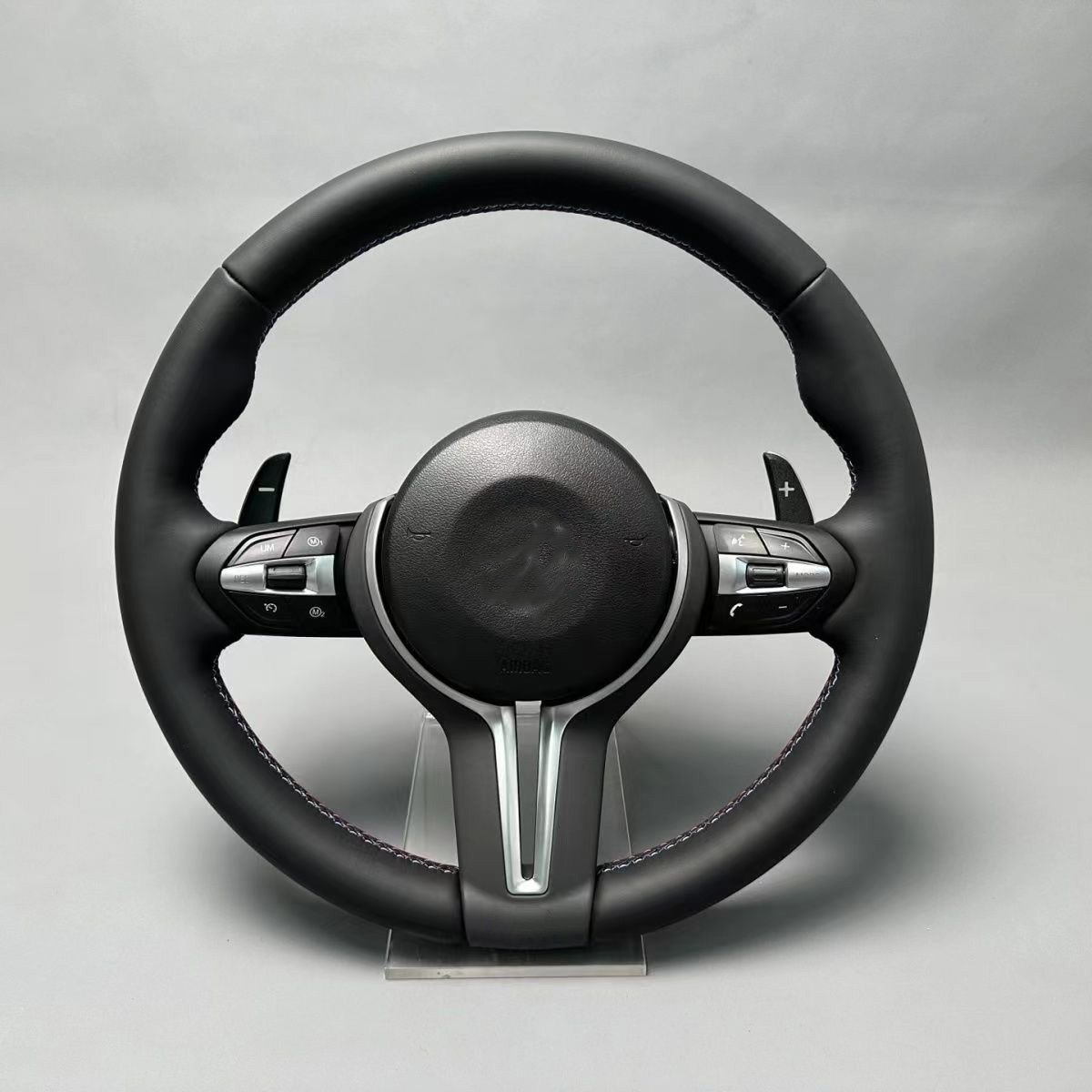 Car Sport Leather Steering Wheel For BMW M2 M3 M4 M5 M6 F30 F10 F35 F22 E46 E90 E92 F10 F30 F32 E60 F serie Car Steering Wheel