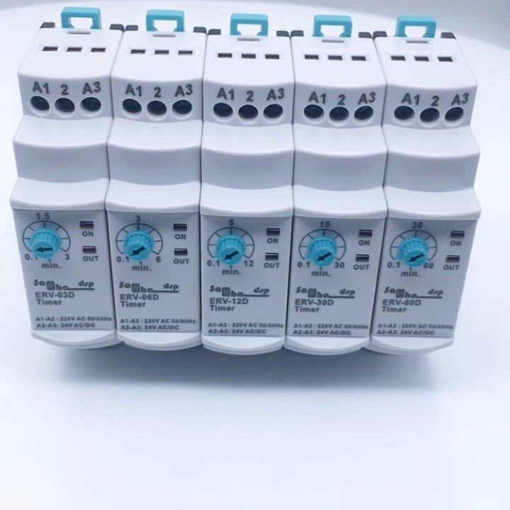 Samwha-dsp Erv-30d on Delay Time Relay Electronic Adjustable (0.1-30min.) Timer Relay Digital Protection Relay