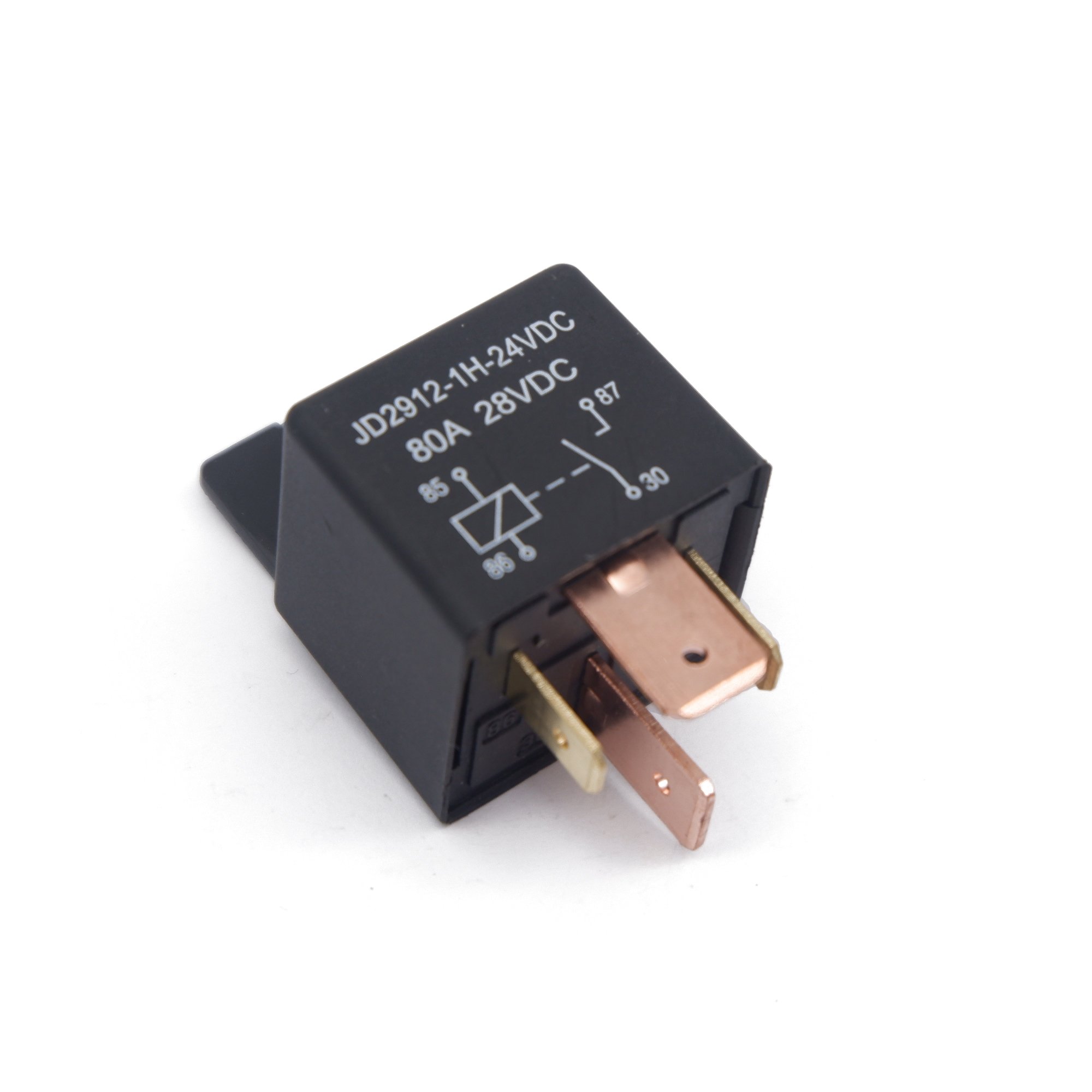 JD2912 24V DC Relay Car Relay 4 Pin 24V 80A Relay for Car Auto Automotive