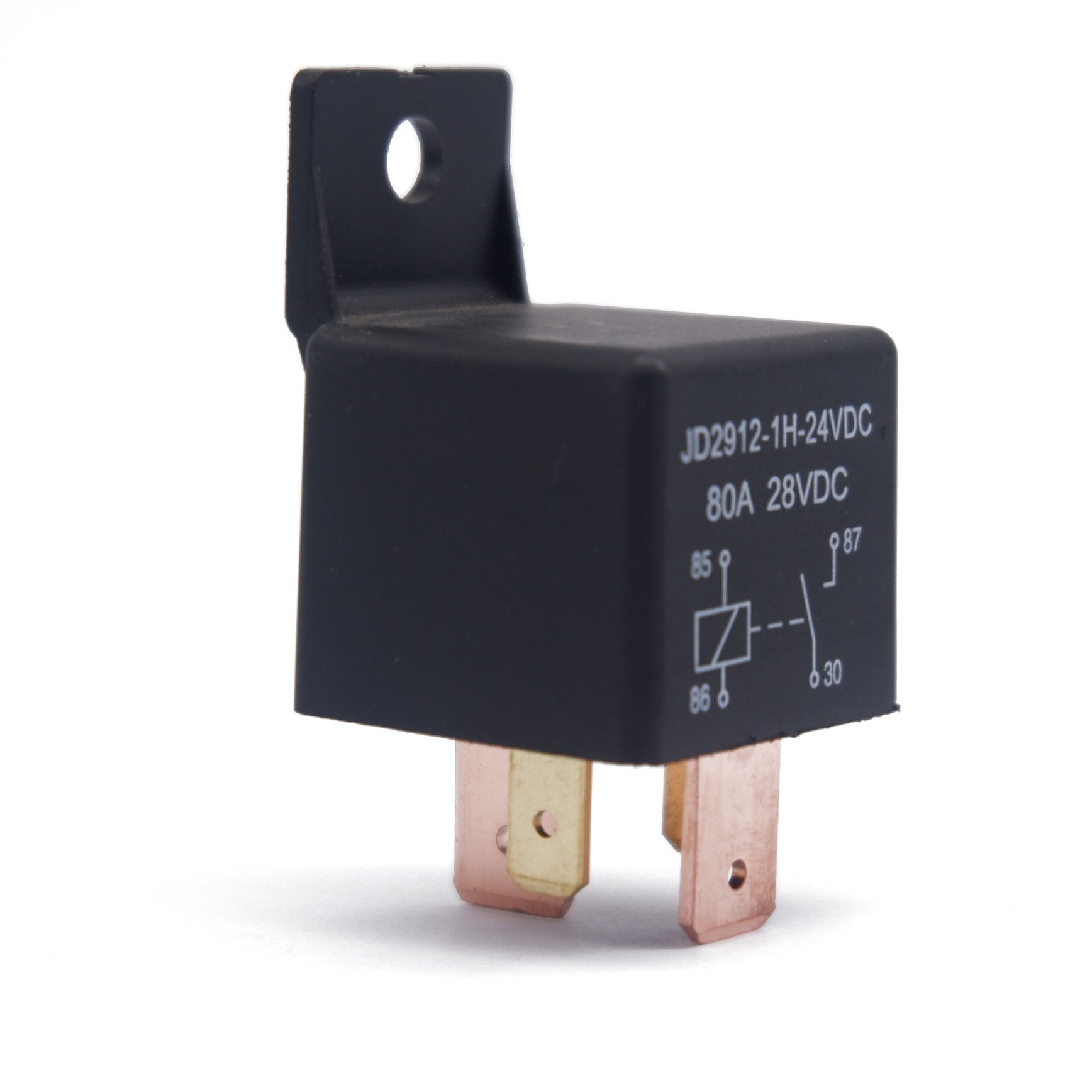 JD2912 24V DC Relay Car Relay 4 Pin 24V 80A Relay for Car Auto Automotive
